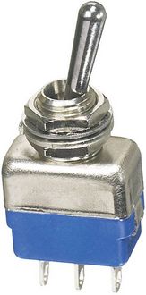 Produktbild: APEM 11137A 11137A Kippschalter 250 V/AC 2A 1 x (Ein)/Aus/(Ein) tastend/0/tastend 1St.