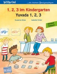 Produktbild: 1, 2, 3 im Kindergarten (Deutsch-T&uuml;rkisch)