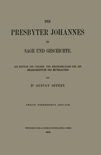 Produktbild: Der Presbyter Johannes in Sage und Geschichte