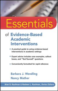 Produktbild: Essentials of Evidence-Based Academic Interventions