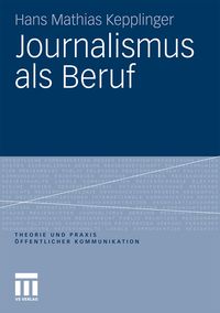 Produktbild: Journalismus als Beruf
