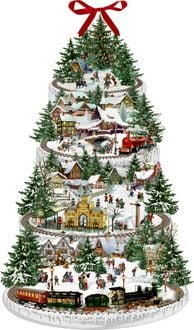 Produktbild: Wand-Adventskalender &ndash; Eisenbahn-Tanne