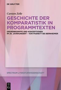 Produktbild: Geschichte der Komparatistik in Programmtexten