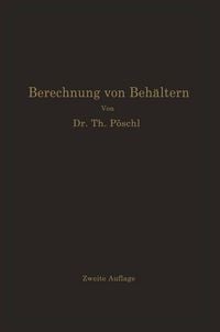 Produktbild: Berechnung von Beh&auml;ltern nach neueren analytischen und graphischen Methoden
