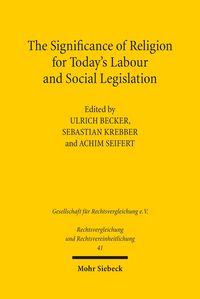Produktbild: The Significance of Religion for Today's Labour and Social Legislation