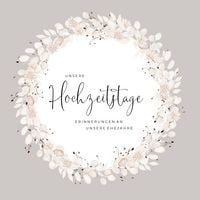 Produktbild: Unsere Hochzeitstage - Erinnerungen an unsere Ehejahre, Hochzeitstagebuch Erinnerung