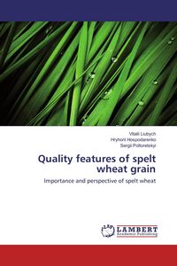 Produktbild: Quality features of spelt wheat grain