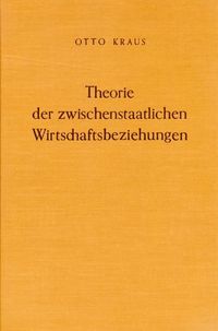 Produktbild: Theorie der zwischenstaatlichen Wirtschaftsbeziehungen.