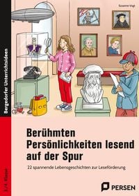 Produktbild: Ber&uuml;hmten Pers&ouml;nlichkeiten lesend auf der Spur