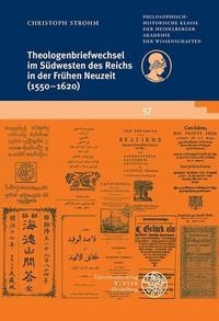 Produktbild: Theologenbriefwechsel im S&uuml;dwesten des Reichs in der Fr&uuml;hen Neuzeit (1550-1620)