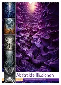 Produktbild: Abstrakte Illusionen (Wandkalender 2026 DIN A3 hoch), CALVENDO Monatskalender