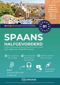 Produktbild: Spaans B1 halfgevorderd. Een stap-voor-stap B1 cursus