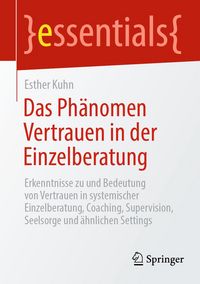 Produktbild: Das Ph&auml;nomen Vertrauen in der Einzelberatung