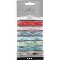 Produktbild: Creativ Company Baumwollband, Dicke 1 mm, Sortierte Farben, 8 x 5 m