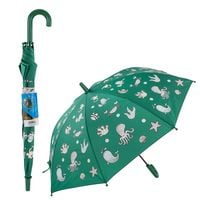 Produktbild: Idena Regenschirm Magic Meerestiere gr&uuml;n &Oslash;83x66cm