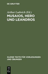 Produktbild: Musaios, Hero und Leandros