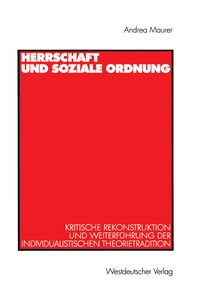 Bild vom Artikel Herrschaft und soziale Ordnung vom Autor Andrea Maurer
