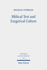 Produktbild: Biblical Text and Exegetical Culture