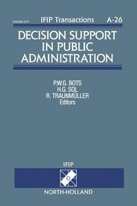 Produktbild: Decision Support in Public Administration