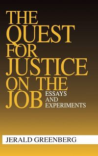 Produktbild: The Quest for Justice on the Job