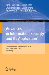 Produktbild: Advances in Information Security and Its Application