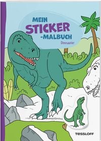 Produktbild: Mein Sticker-Malbuch. Dinosaurier