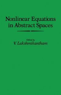 Produktbild: Nonlinear Equations in Abstract Spaces