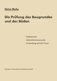 Produktbild: Die Pr&uuml;fung des Baugrundes und der B&ouml;den