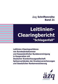 Produktbild: Leitlinien-Clearingbericht "Schlaganfall"