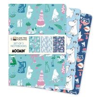 Produktbild: Dreier Set DIN-A5-Format-Notizb&uuml;cher: Mumin Klassik