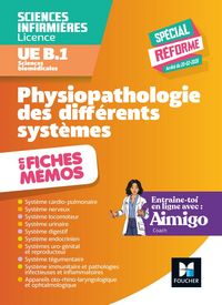 Produktbild: L'UE B1 en fiches m&eacute;mos - Sciences biom&eacute;dicales - Physiopathologie des diff&eacute;rents syst&egrave;mes - DEI