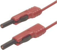 Produktbild: Hirschmann Test & Measurement MLB 100/1 V rt Messleitung Lamellenstecker 4 mm Lamellenstecker 4 mm 1.00 m Rot 1 St.