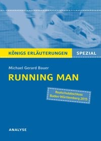 Produktbild: Running Man von Michael Gerard Bauer. K&ouml;nigs Erl&auml;uterungen Spezial.