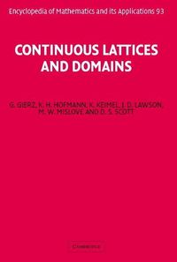 Produktbild: Continuous Lattices and Domains