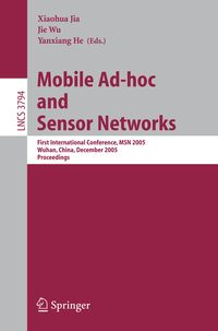 Produktbild: Mobile Ad-hoc and Sensor Networks
