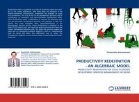Produktbild: PRODUCTIVITY REDEFINITION - AN ALGEBRAIC MODEL