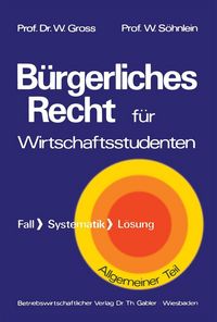 Produktbild: B&uuml;rgerliches Recht f&uuml;r Wirtschaftswissenschaftler