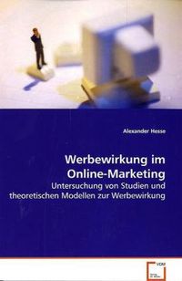 Produktbild: Hesse Alexander: Werbewirkung im Online-Marketing