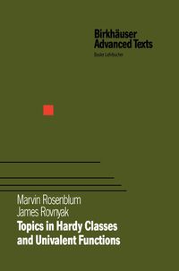 Produktbild: Topics in Hardy Classes and Univalent Functions
