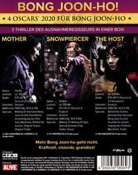 Bong Joon-ho! - Box mit seinen 3 Klassikern The Host, Mother und Snowpiercer  [3 BRs]