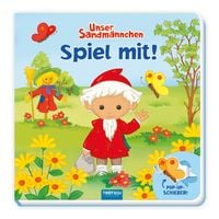 Produktbild: Tr&ouml;tsch Unser Sandm&auml;nnchen Spiel mit Pappenbuch mit Pop-up-Schiebern