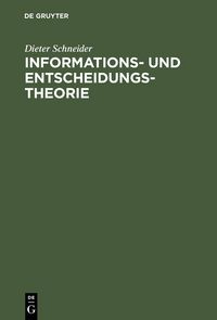Produktbild: Informations- und Entscheidungstheorie
