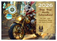 Produktbild: Hopp, Hopp durchs Zahnradland (Wandkalender 2026 DIN A2 quer), CALVENDO Monatskalender