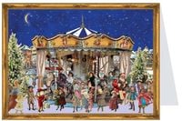Produktbild: Postkarten-Adventskalender "Karusell"
