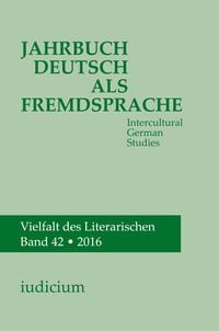 Produktbild: Jahrbuch DAF Intercultural German Stud. 42/2016