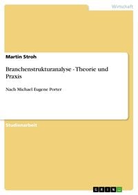 Produktbild: Branchenstrukturanalyse - Theorie und Praxis