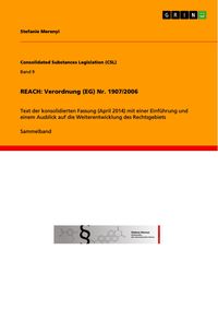 Produktbild: REACH: Verordnung (EG) Nr. 1907/2006
