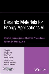 Produktbild: Ceramic Materials for Energy Applications VI, Volume 37, Issue 6