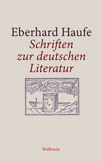 Produktbild: Schriften zur deutschen Literatur