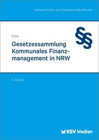 Produktbild: Gesetzessammlung Kommunales Finanzmanagement in NRW